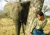 Jeff with elephant